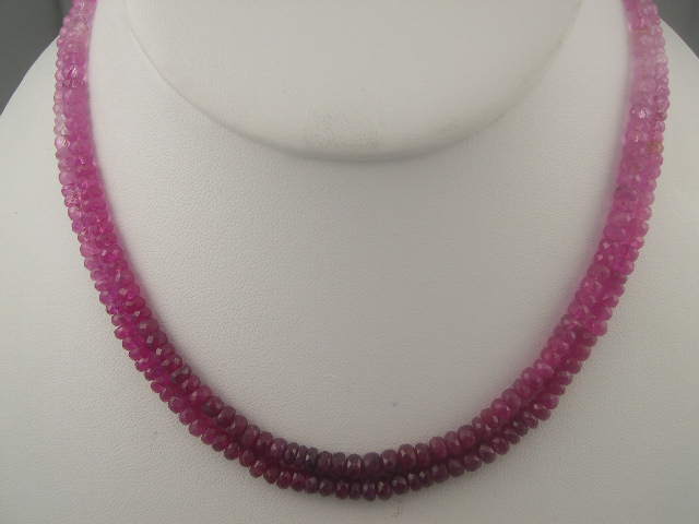  Ruby Necklace - 2 layers
